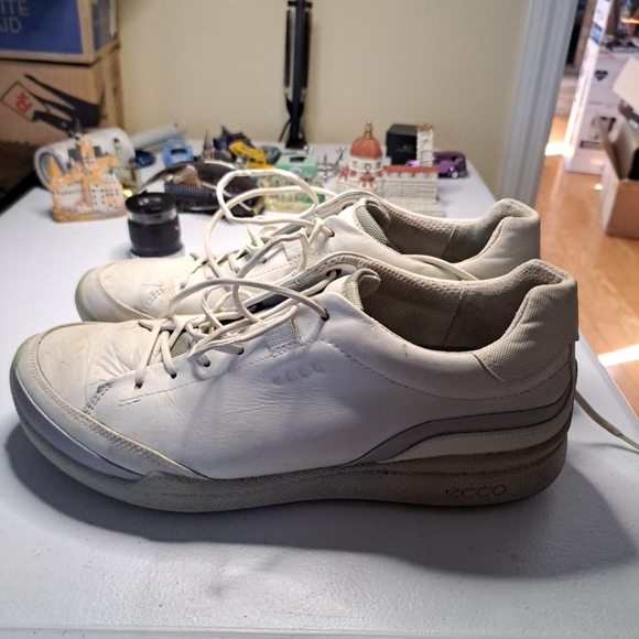 ECCO Biom Yak Men's Golf Shoes Gray Beige 43 / 9.5 Spikeless Athletic Sneakers - Picture 2 of 4